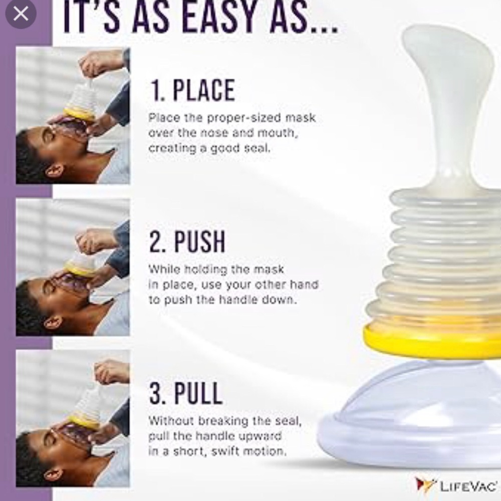 Authentic LifeVac Kit 2 Pack - Portable Suction Rescue Device - Picture 5 of 8